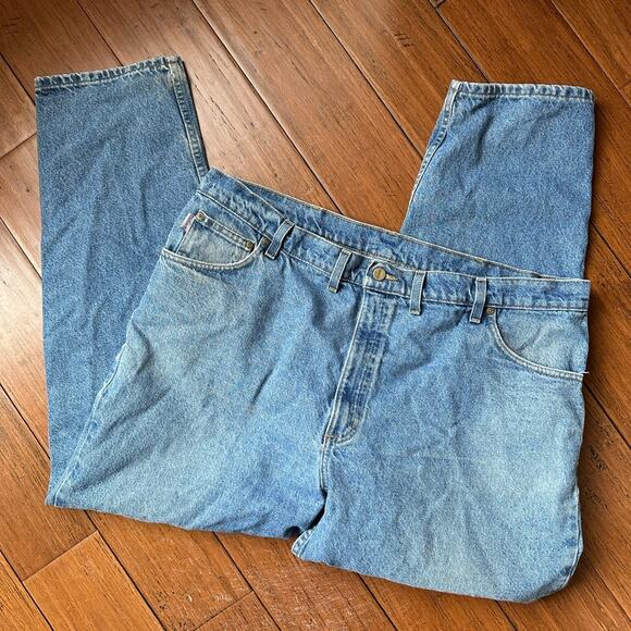 Carhartt Other - Carhartt Men's B17 DST Darkstone Relaxed Fit Jeans Heavyweight Denim 44x32